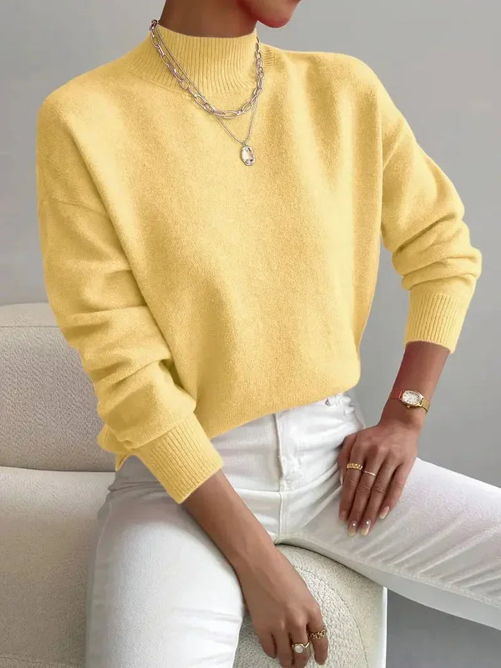 Sommerfeld | Weicher Damenpullover mit Stehkragen (1 Kaufen, 1 GRATIS dazu)