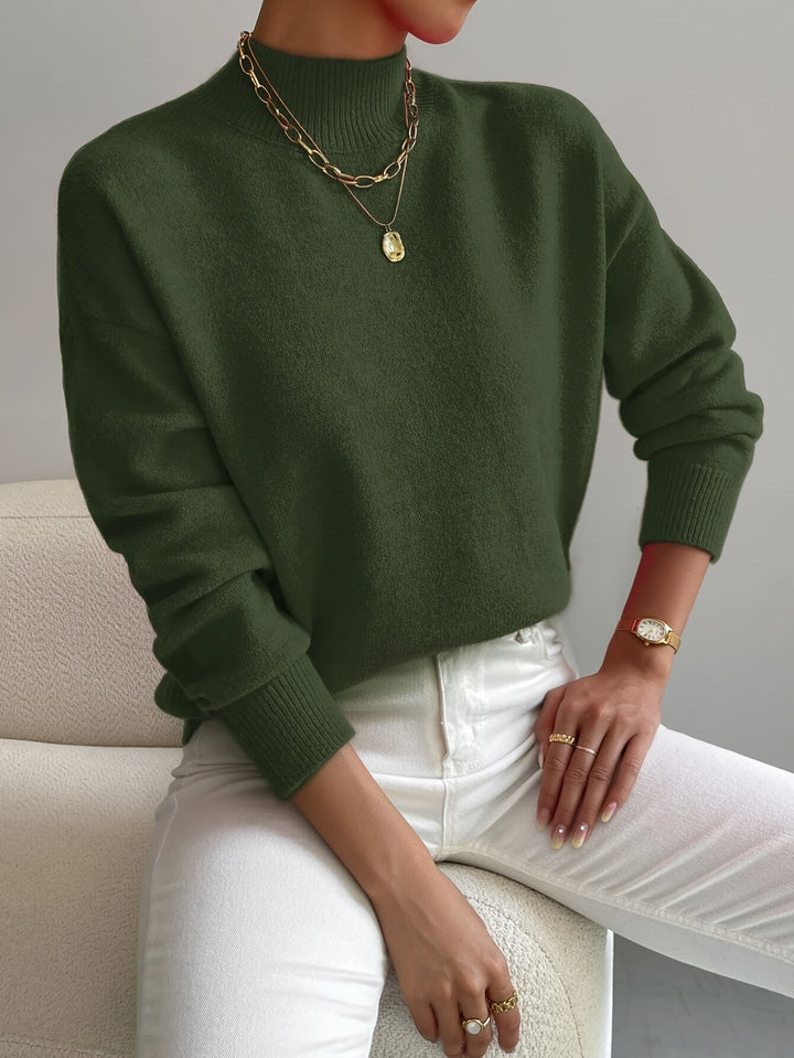 Sommerfeld | Weicher Damenpullover mit Stehkragen (1 Kaufen, 1 GRATIS dazu)