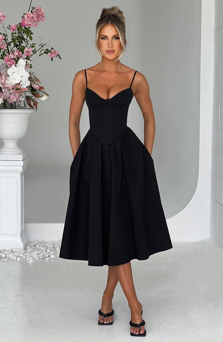 Sommerfeld | Elegantes Midi Kleid im Corset Stil