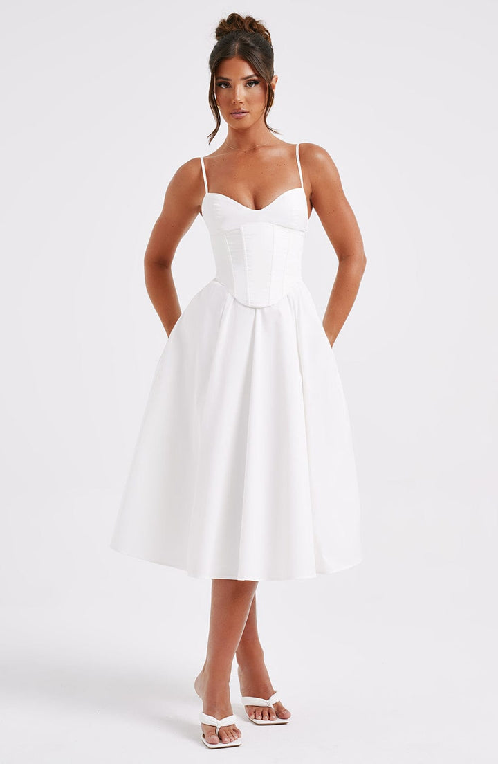 Sommerfeld | Elegantes Midi Kleid im Corset Stil