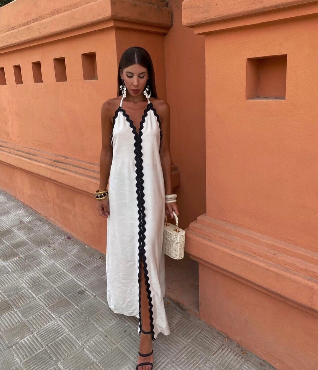 Sommerfeld | Elegantes Maxikleid mit offenem Rücken