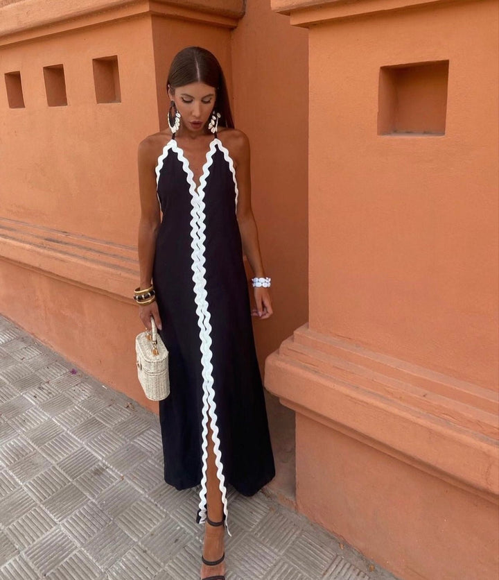 Sommerfeld | Elegantes Maxikleid mit offenem Rücken