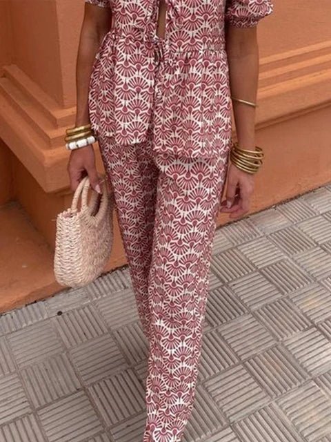 Sommerfeld | Elegantes Sommer-Set mit V-Ausschnitt