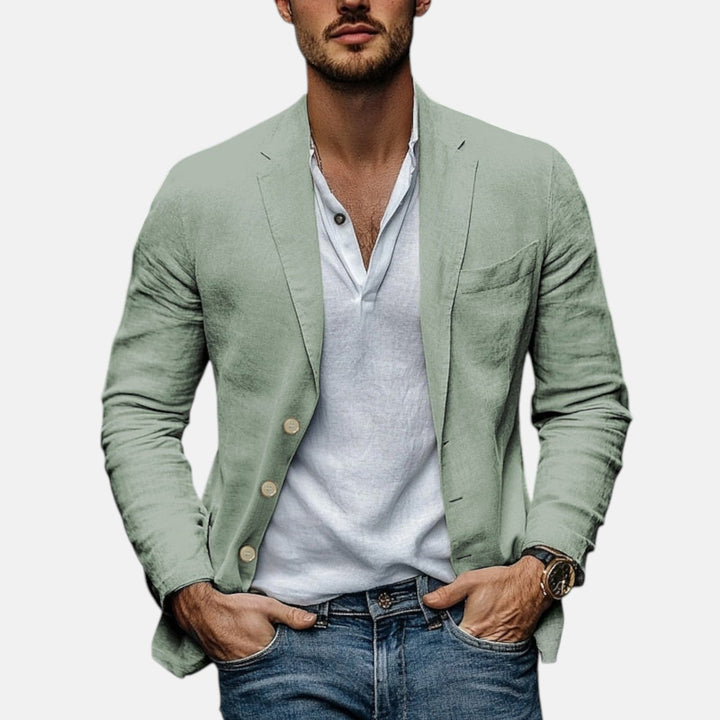 Lorenzio™ | Eleganter Sommerblazer aus leichtem Leinen