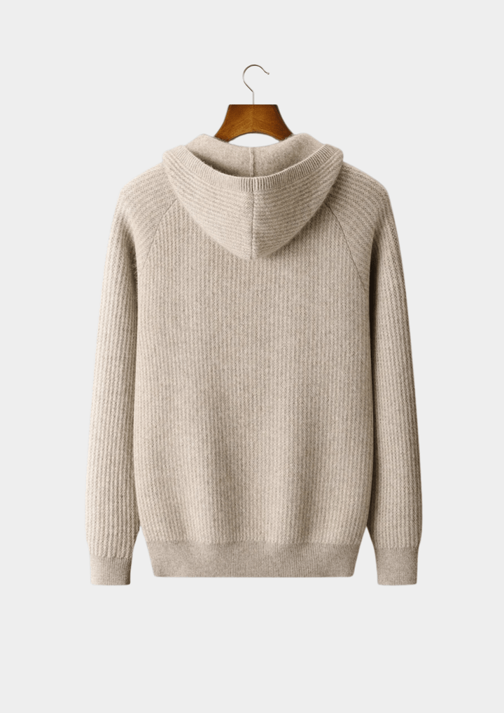 Sommerfeld | Merino Zip-Hoodie aus extra feiner Merinowolle