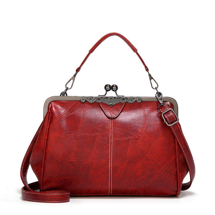 Vintage Kuss-Schloss Handtasche