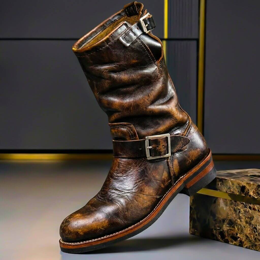 Sommerfeld | Vintage-Lederstiefel für Herren