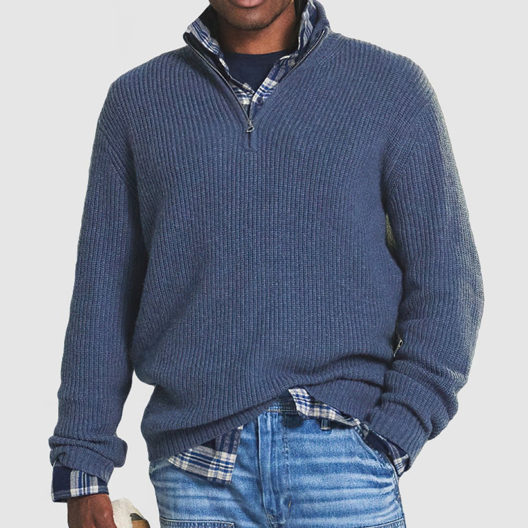 Sommerfeld | Gerippter Troyer-Pullover (1 kaufen, 1 GRATIS dazu)