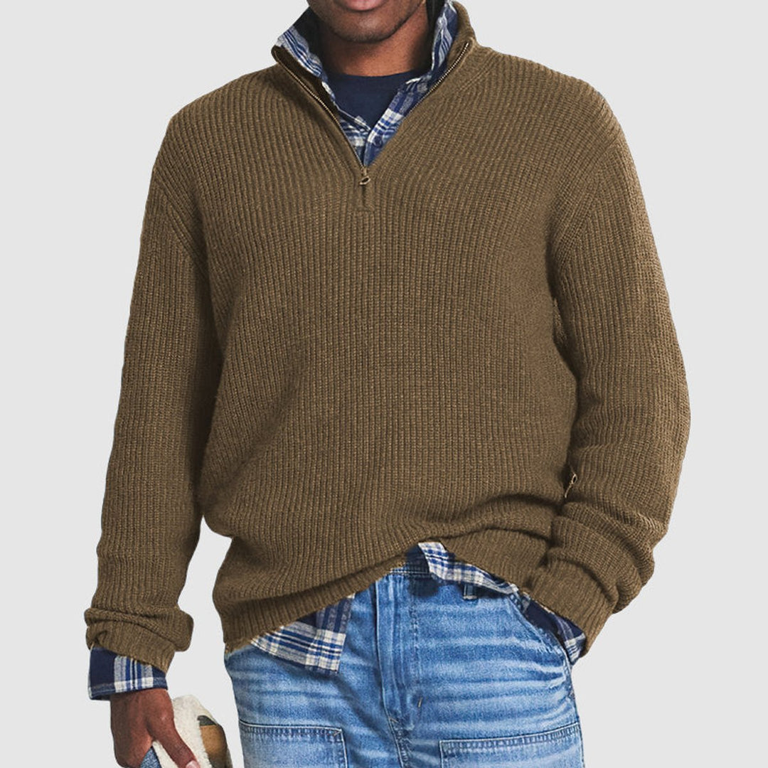 Sommerfeld | Gerippter Troyer-Pullover (1 kaufen, 1 GRATIS dazu)