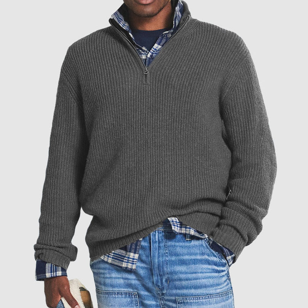 Sommerfeld | Gerippter Troyer-Pullover (1 kaufen, 1 GRATIS dazu)