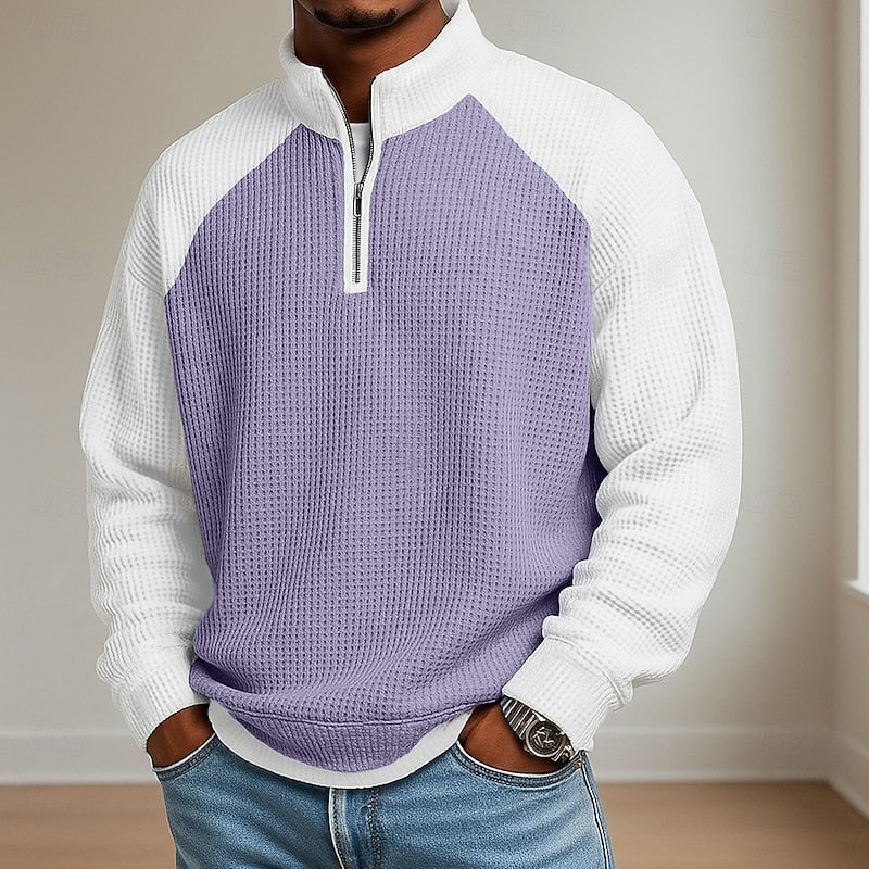 Sommerfeld | Strukturierter Troyer-Pullover (1 kaufen, 1 GRATIS dazu)