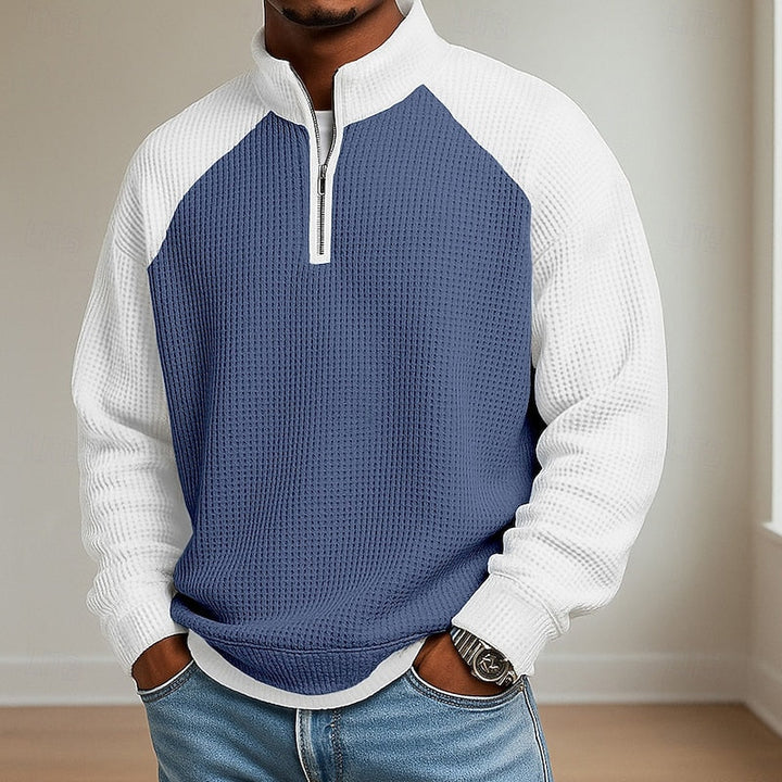 Sommerfeld | Strukturierter Troyer-Pullover (1 kaufen, 1 GRATIS dazu)