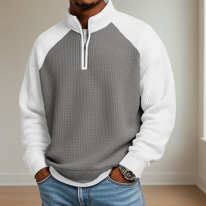 Sommerfeld | Strukturierter Troyer-Pullover (1 kaufen, 1 GRATIS dazu)