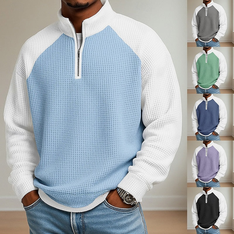 Sommerfeld | Strukturierter Troyer-Pullover (1 kaufen, 1 GRATIS dazu)
