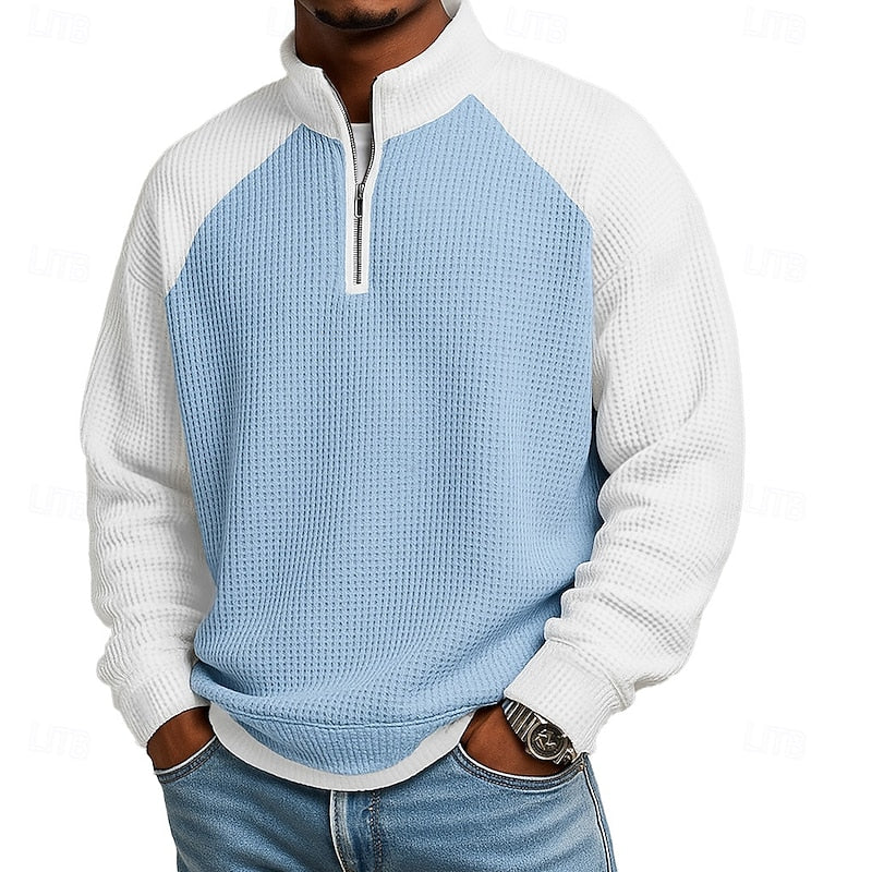 Sommerfeld | Strukturierter Troyer-Pullover (1 kaufen, 1 GRATIS dazu)