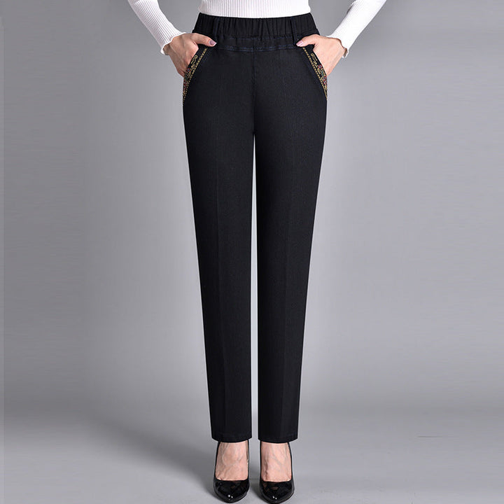 Sommerfeld | Damenjeans mit elastischem Bund und Seitentaschen