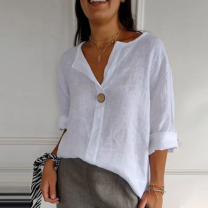 Denzel | Vielseitige Knopf Bluse