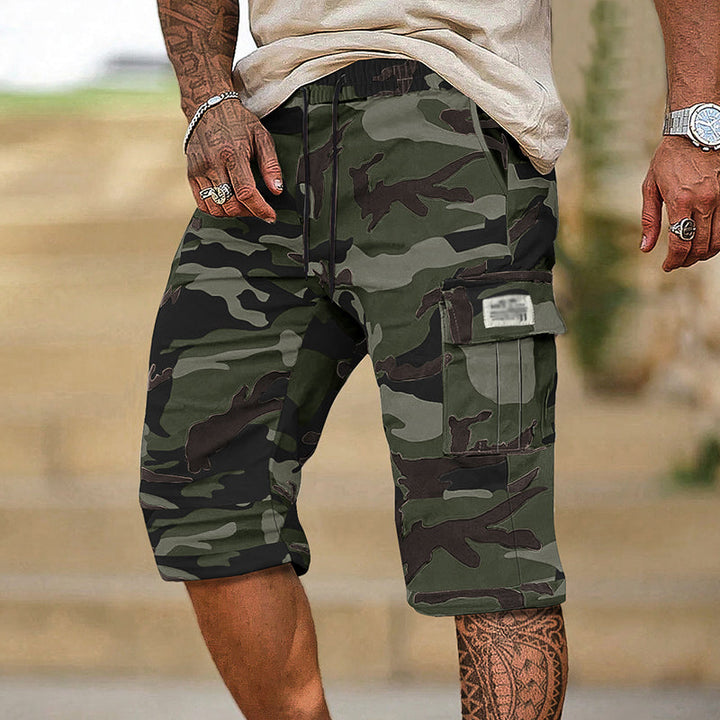 Sommerfeld | Camo-Cargoshorts für Herren (1 kaufen, 1 GRATIS dazu)