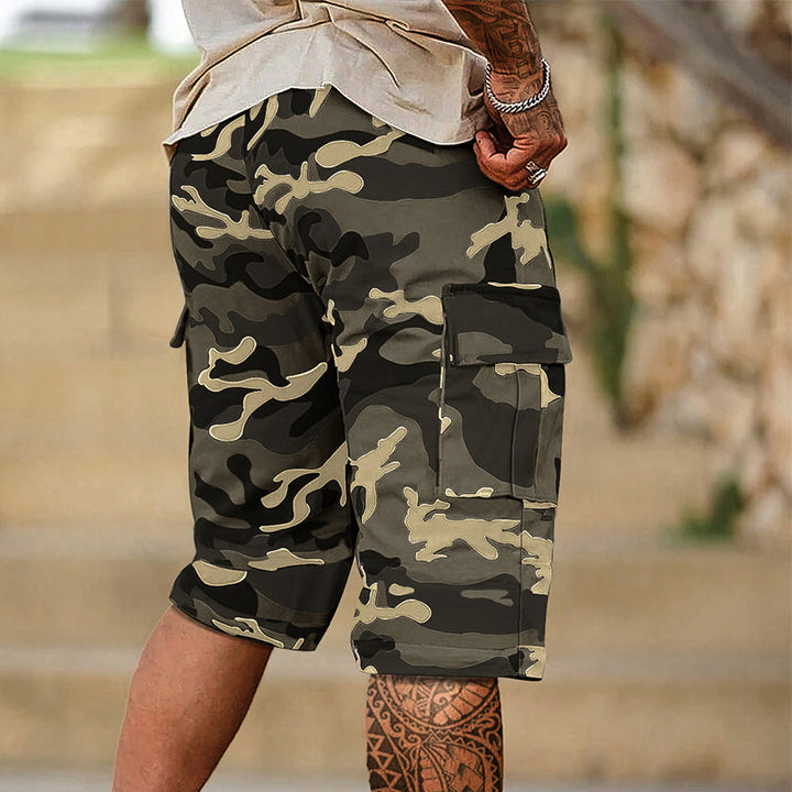 Sommerfeld | Camo-Cargoshorts für Herren (1 kaufen, 1 GRATIS dazu)