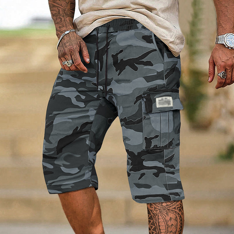 Sommerfeld | Camo-Cargoshorts für Herren (1 kaufen, 1 GRATIS dazu)
