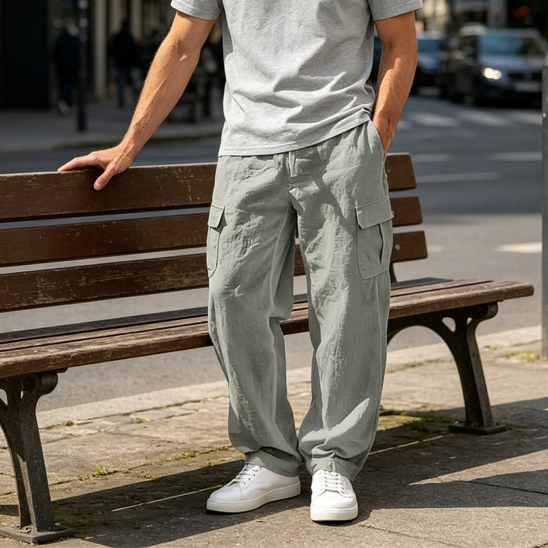 Sommerfeld | Leichte Cargo-Hose aus Baumwolle (1 kaufen, 1 GRATIS dazu)