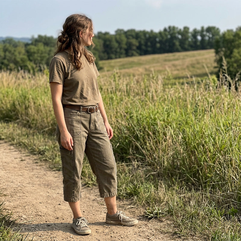 Sommerfeld | Cargo-Caprihose aus Denim (1 kaufen, 1 GRATIS dazu)