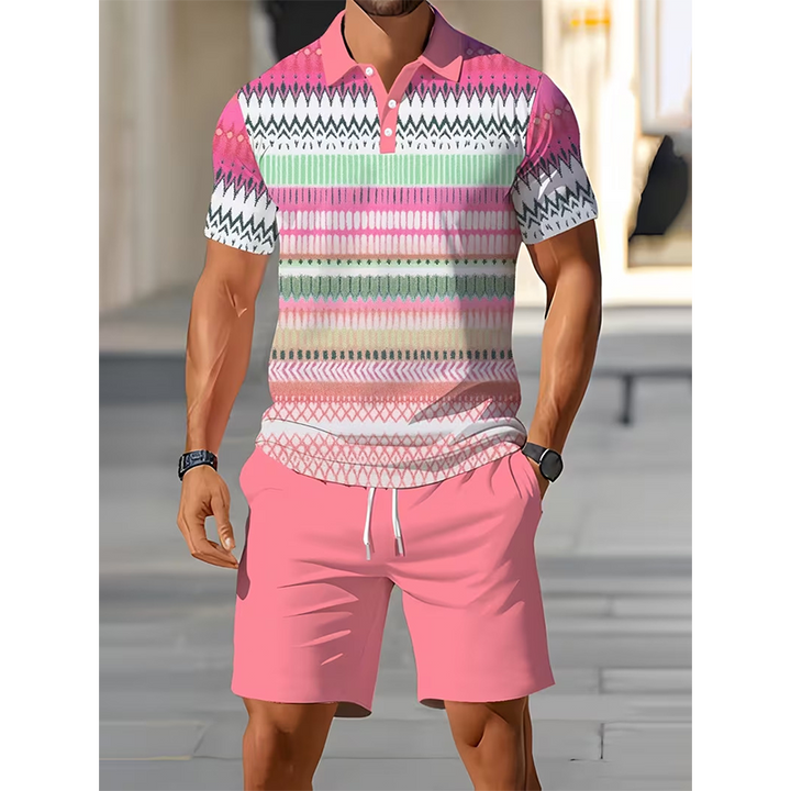 Sommerfeld | Sommer-Set mit Poloshirt und Shorts für Herren