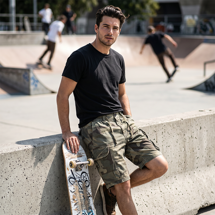 Sommerfeld | Camouflage-Cargo-Shorts für Herren (1 Kaufen, 1 GRATIS dazu)