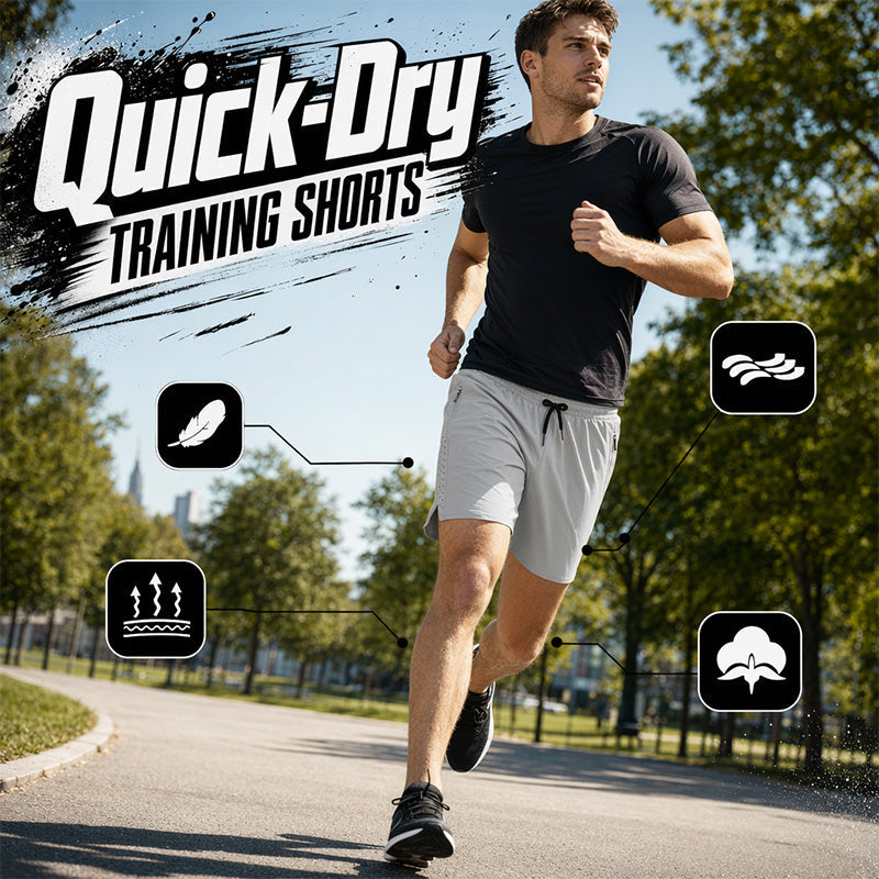 Sommerfeld | Schnelltrocknende Sportshorts für Herren (1 kaufen, 1 GRATIS dazu)