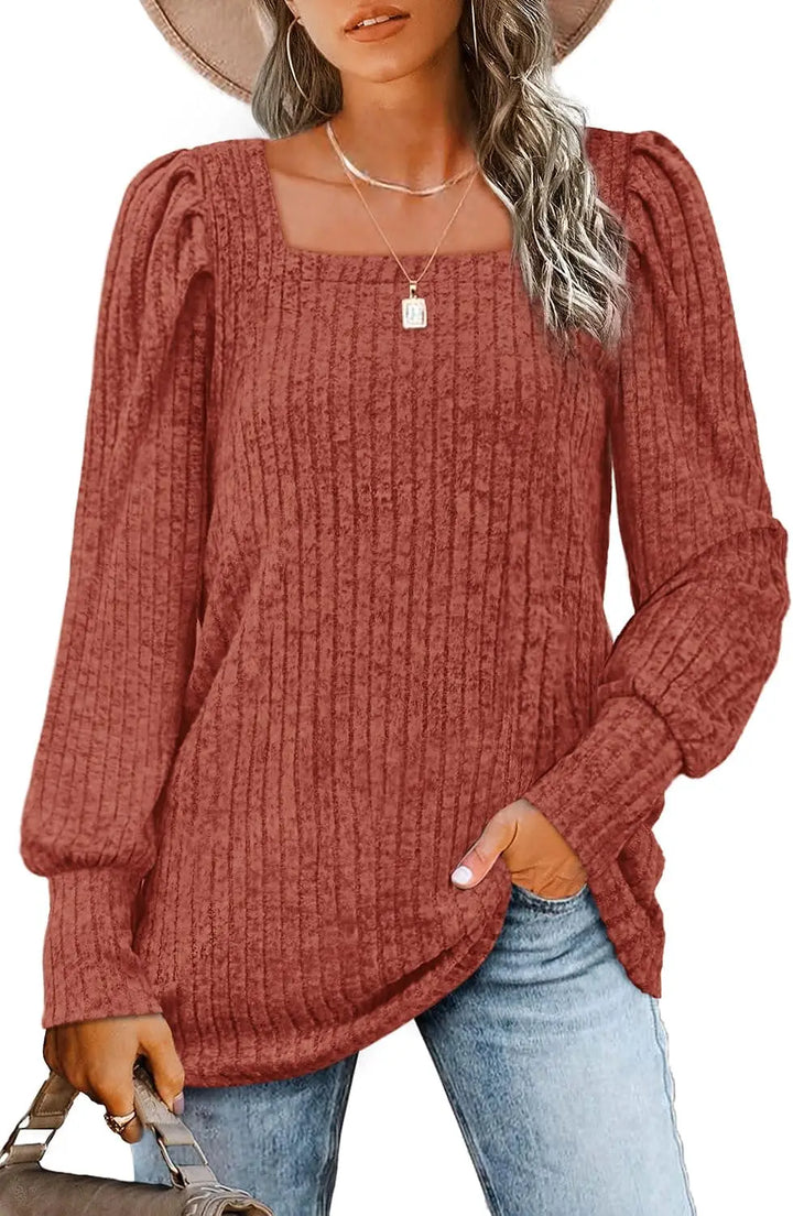 Sommerfeld | Lässiger Pullover mit Quadrat-Ausschnitt