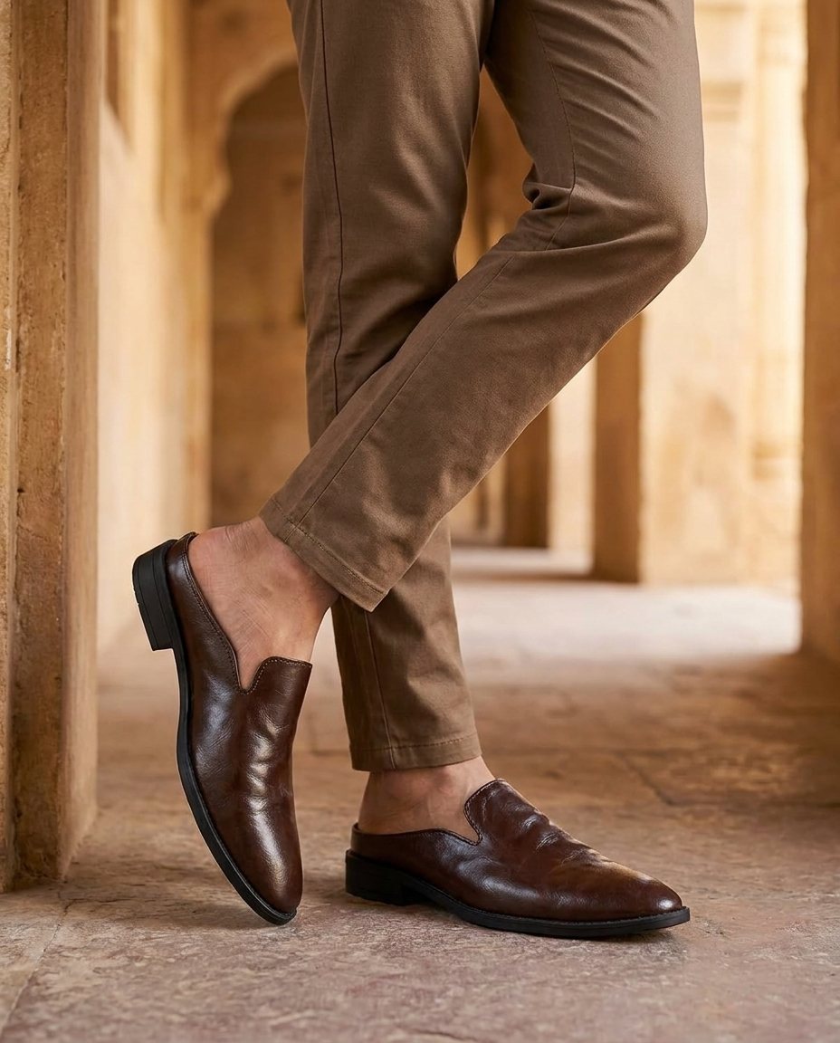 Sommerfeld | Leder-Mules aus Premium-Rindsleder