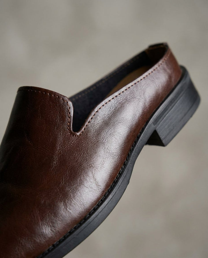 Sommerfeld | Leder-Mules aus Premium-Rindsleder