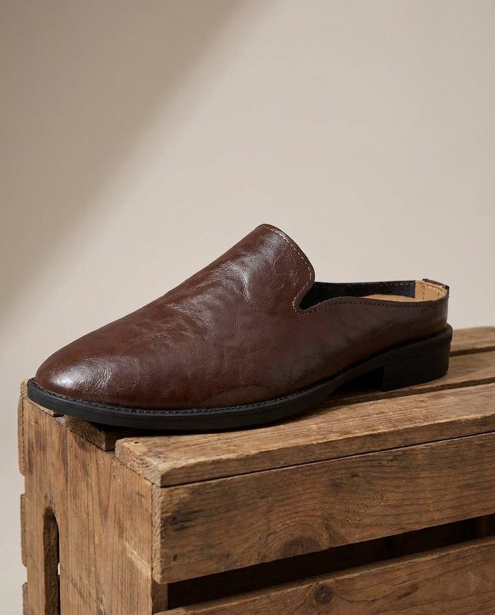 Sommerfeld | Leder-Mules aus Premium-Rindsleder