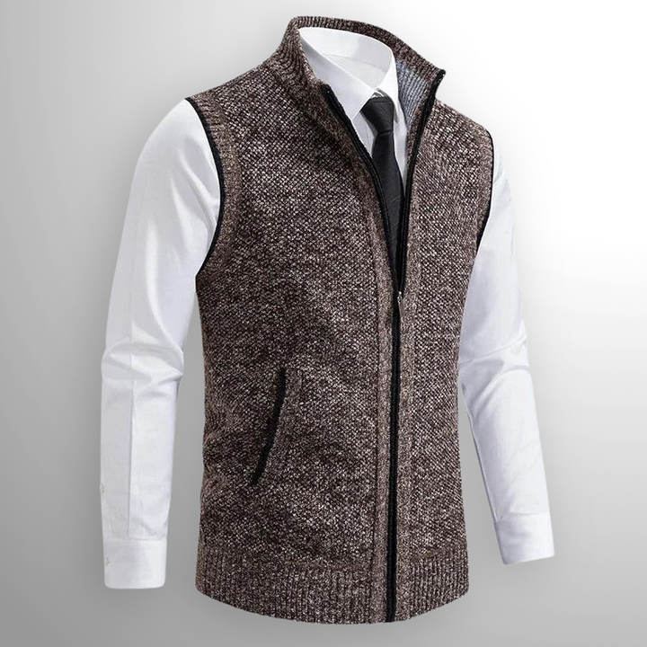 Sommerfeld | Elegante Strickweste mit Reißverschluss für Herren